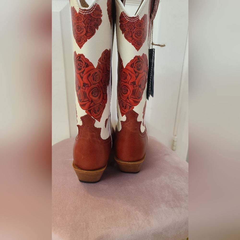 Olivia Benett×Twisted X Rose Cowboy Boots for Women - Picture 5 of 11